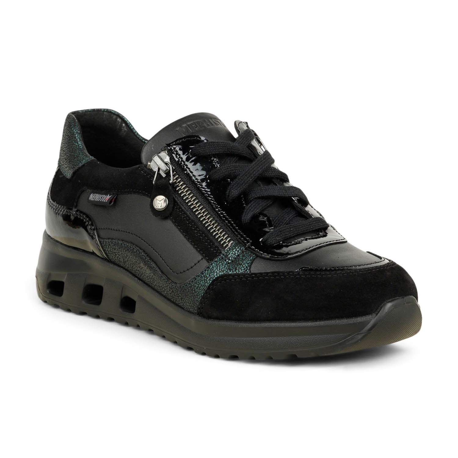 Baskets Femme MEPHISTO LILAS Noir