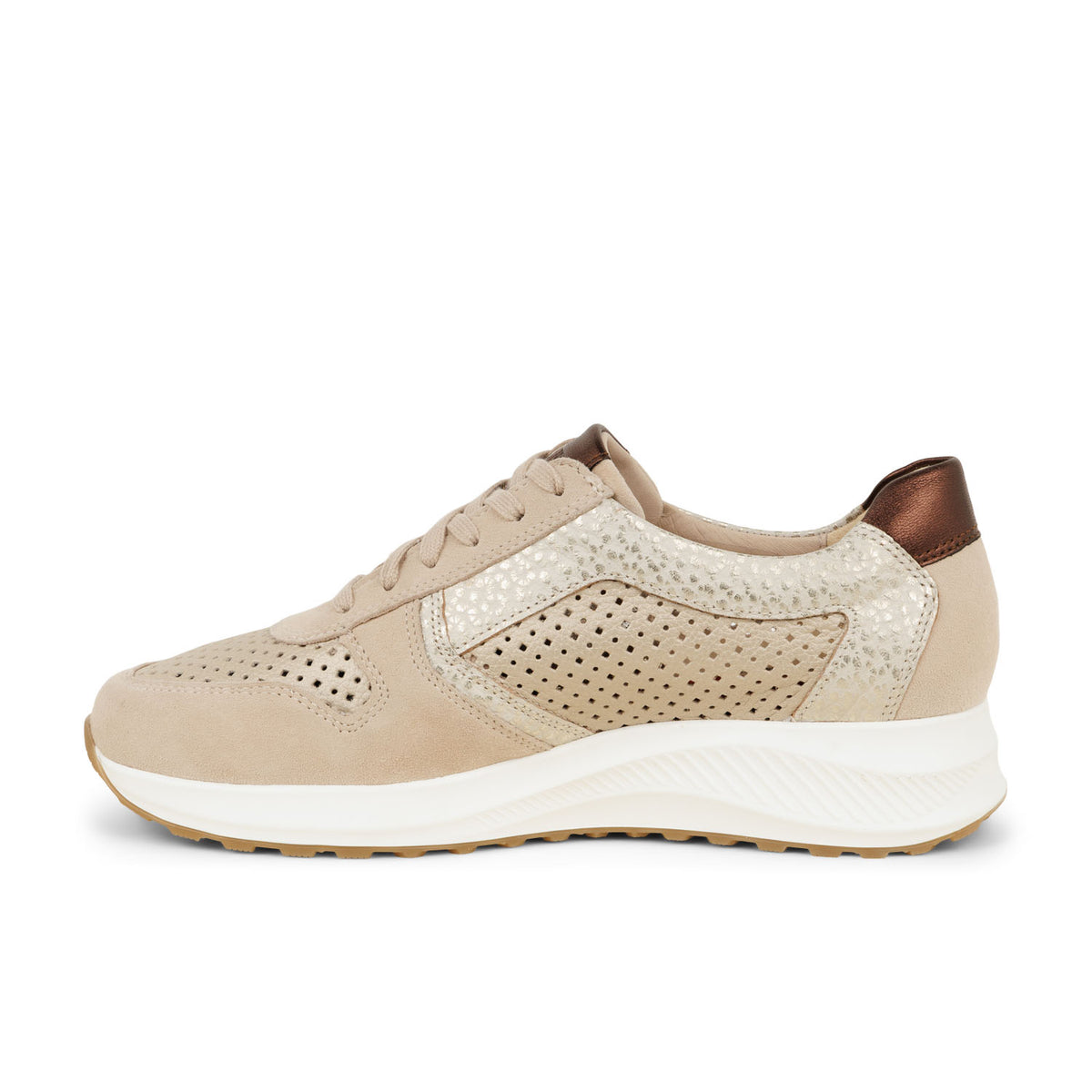 Baskets Femme MEPHISTO KIM PERF Beige