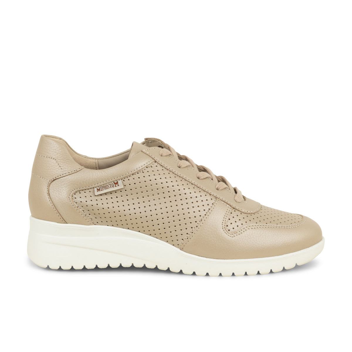 Baskets Femme MEPHISTO ISA PERF Or/Bronze