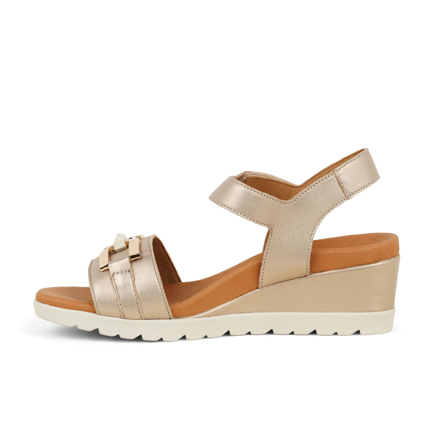 Sandales Femme MEPHISTO YULIA Or/Bronze