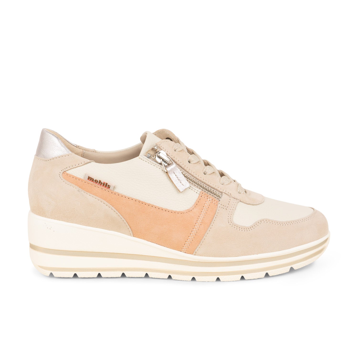Baskets Femme MOBILS BY MEPHISTO ABBY Beige