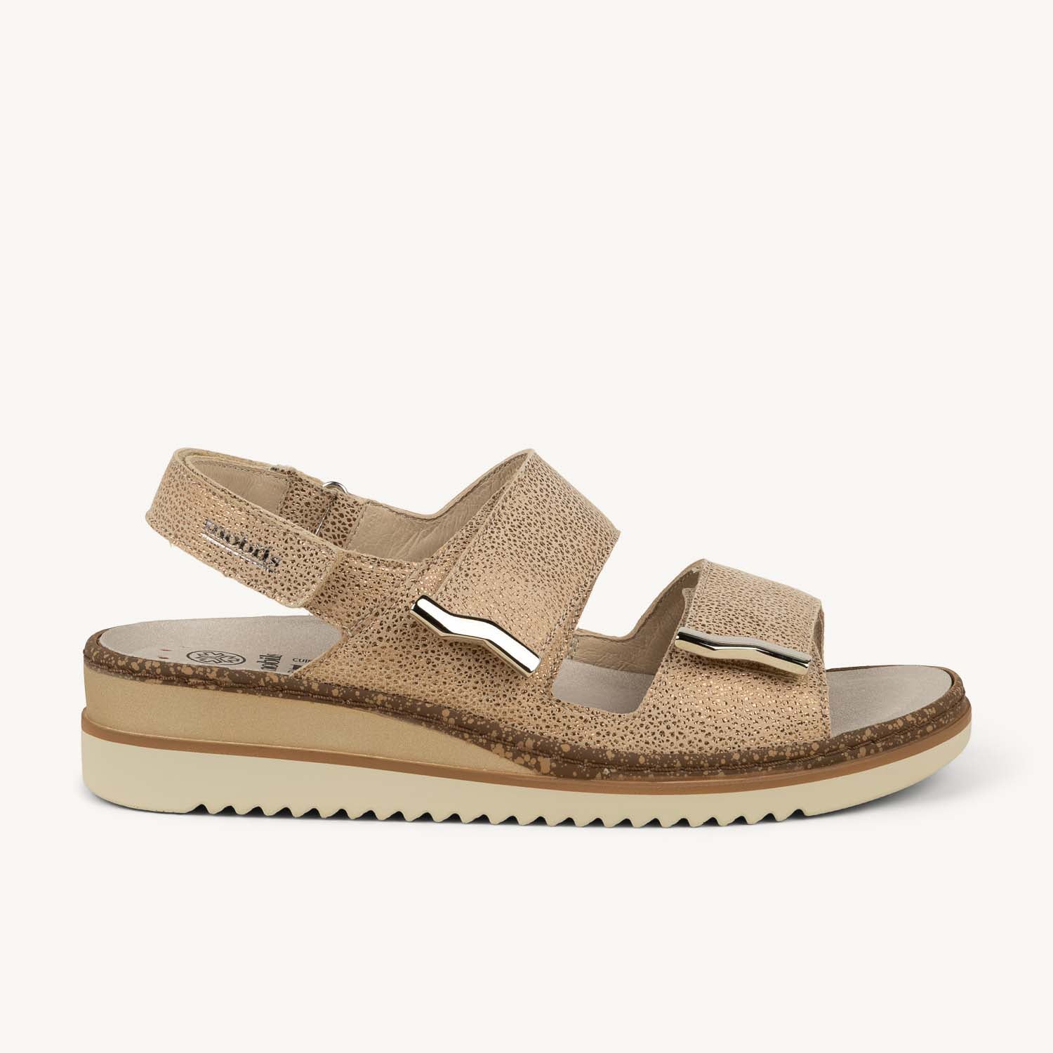 Sandales Femme MOBILS BY MEPHISTO DARCIE Or/Bronze