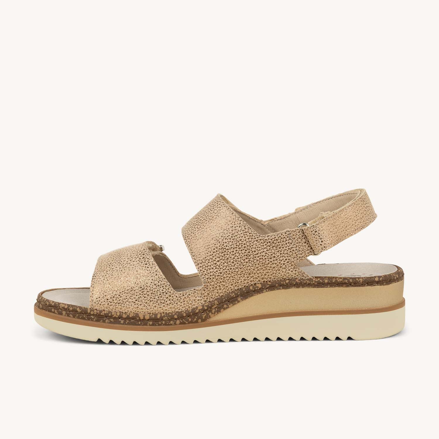 Sandales Femme MOBILS BY MEPHISTO DARCIE Or/Bronze