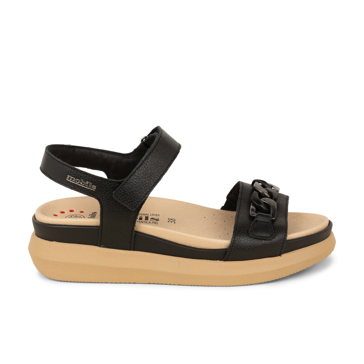 Sandales Femme MOBILS BY MEPHISTO FLAVY Noir