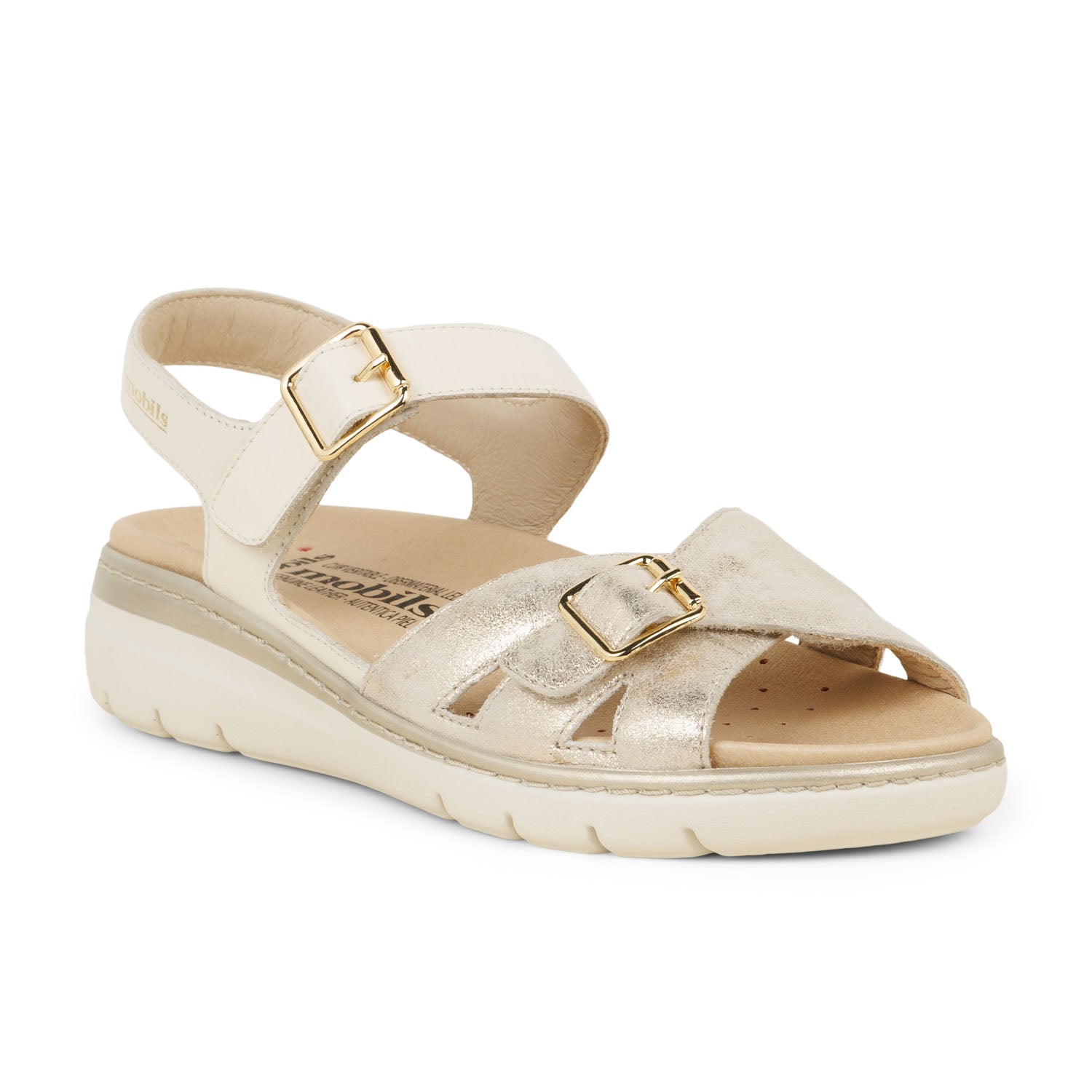 Sandales Femme MOBILS BY MEPHISTO LEONA Or/Bronze