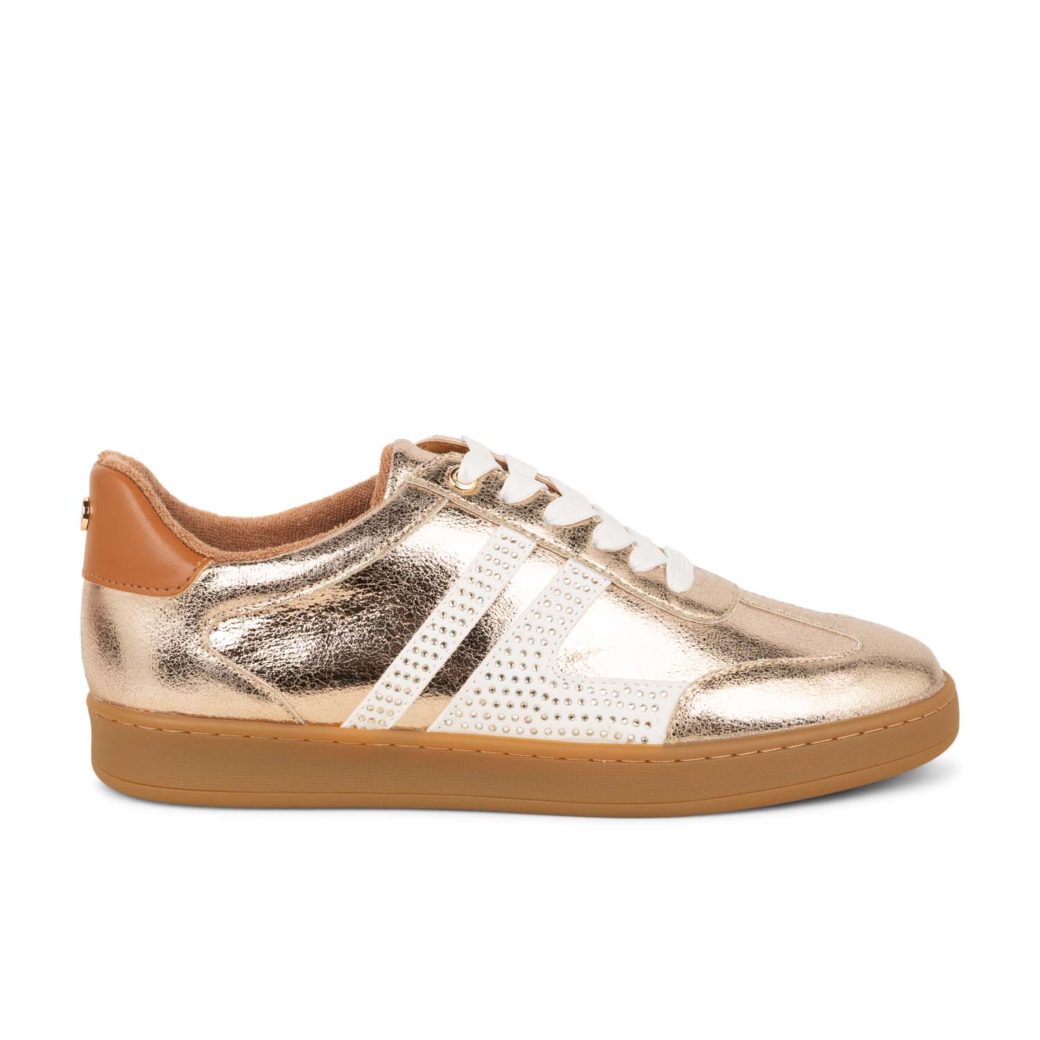 Baskets Femme LA STRADA C du C STRASSY Or/Bronze
