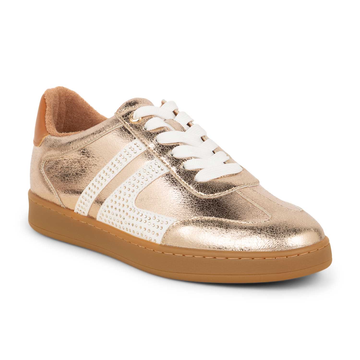 Baskets Femme LA STRADA C du C STRASSY Or/Bronze