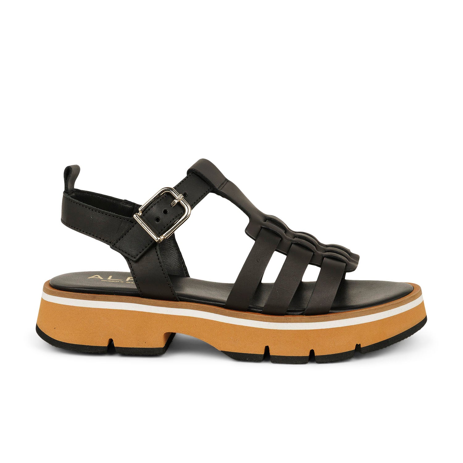 Sandales Femme ALPE ALLYOP Noir