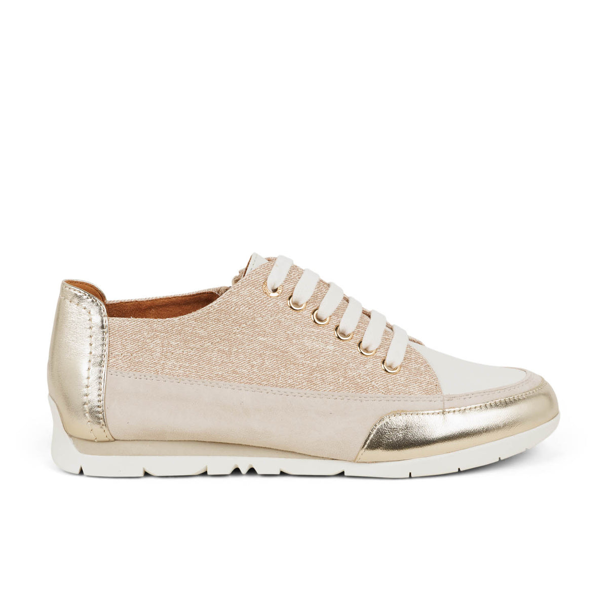 Baskets Femme EMILIE KARSTON CAMINA Or/Bronze