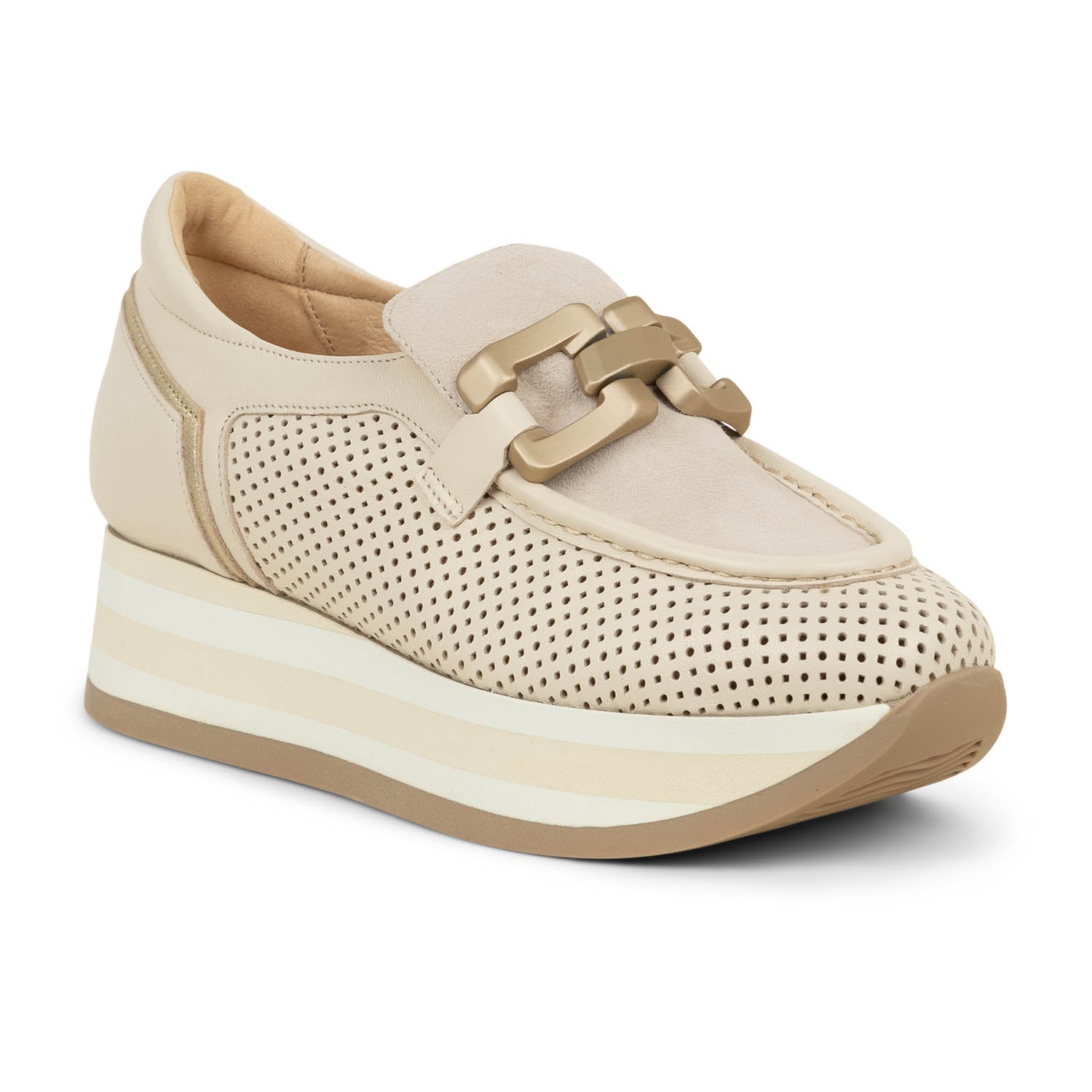 Mocassins Femme SOFTWAVES CHRYS 77894 Beige