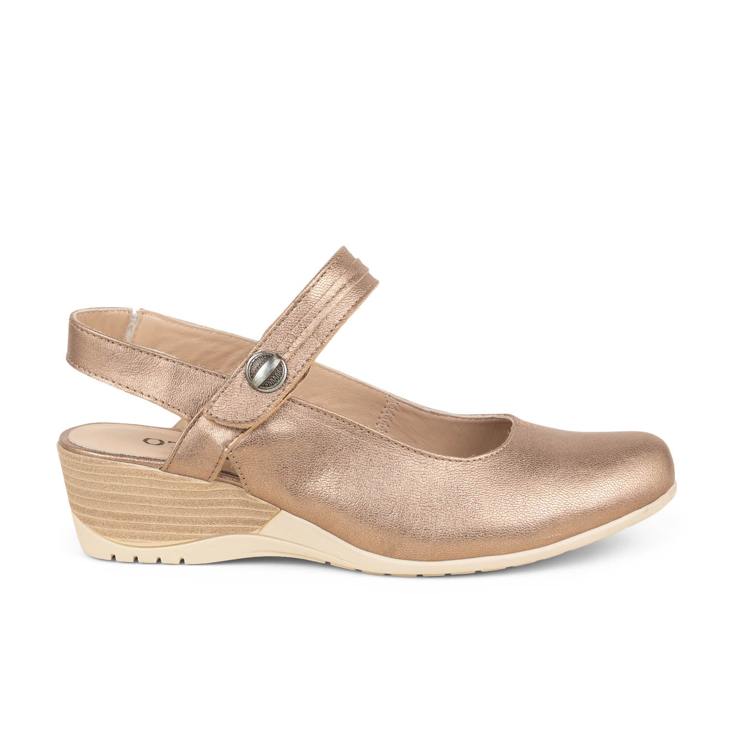 Ballerines et babies Femme OTTILIA GANACOL Or/Bronze