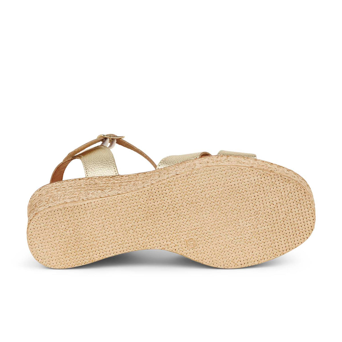 Sandales Femme EVA FRUTOS Sandales dorées compensées pour femme, Eva Frutos Or/Bronze
