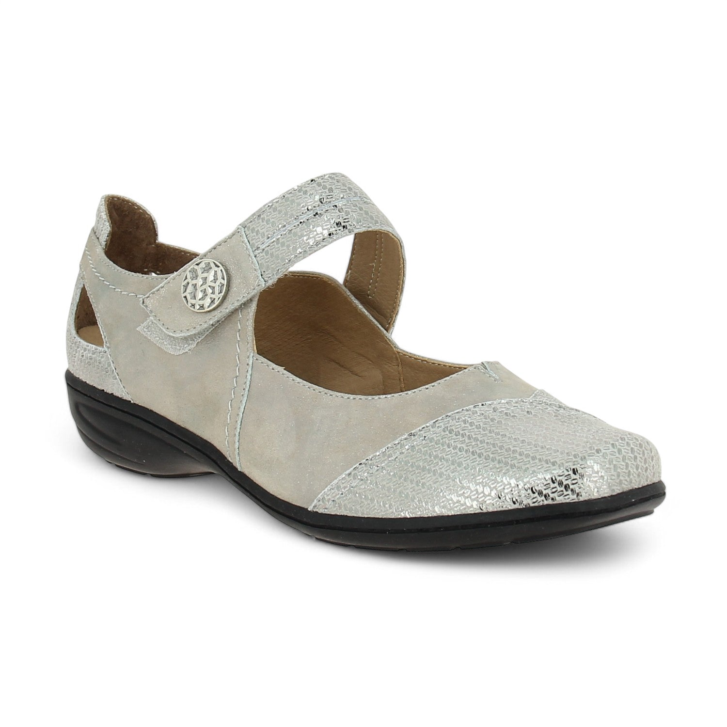 Ballerines et babies Femme GEOLLAMY INABURE Gris