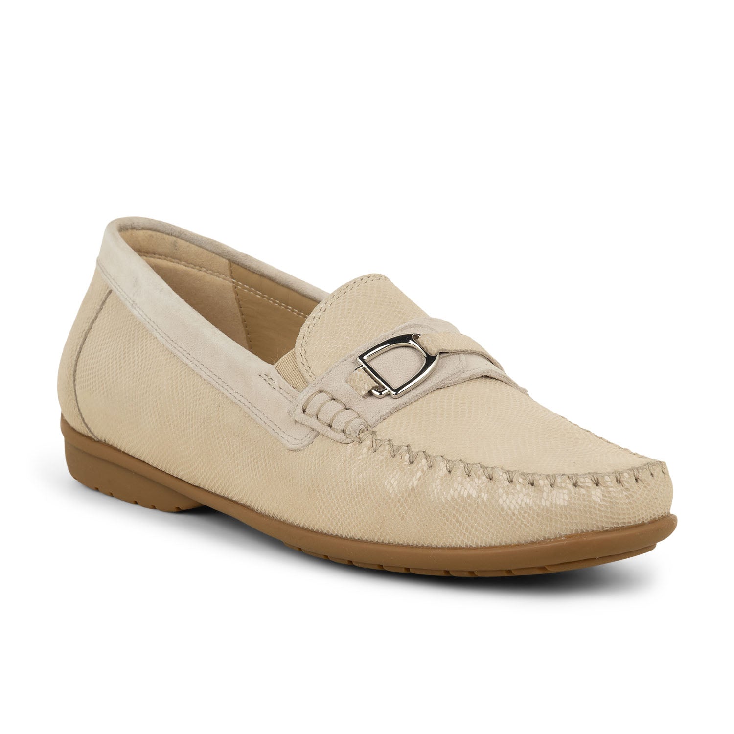 Mocassins Femme SIOUX CORTISIA 723 Beige