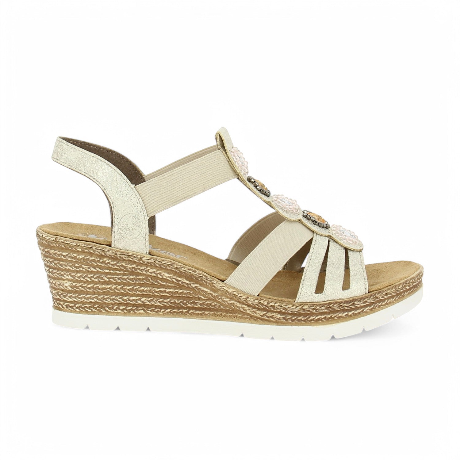 Sandales Femme RIEKER 619B2 - RIO Beige