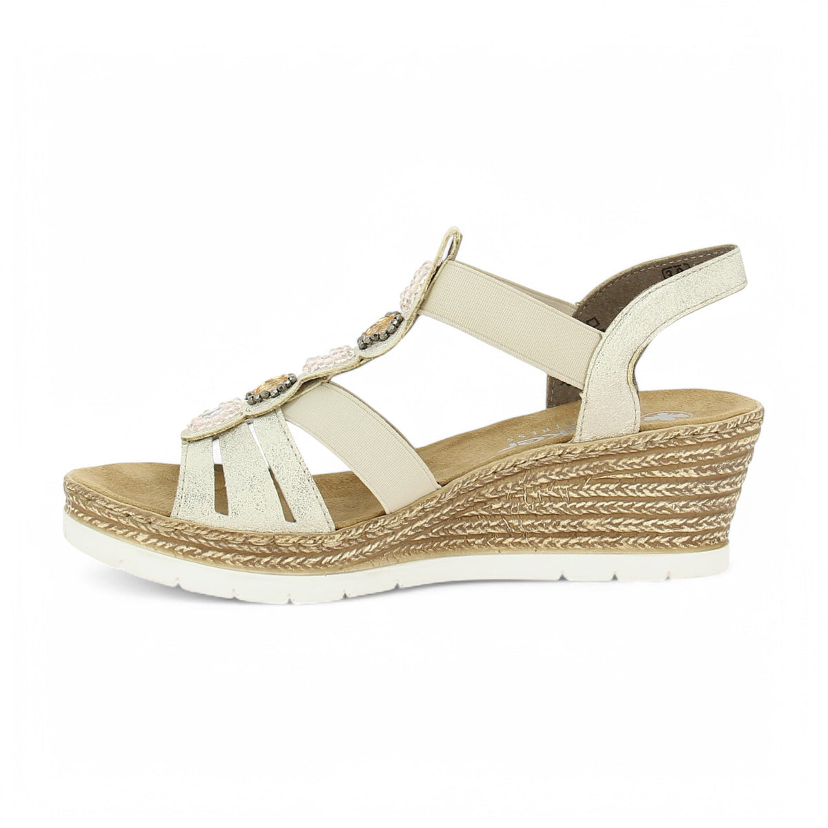 Sandales Femme RIEKER 619B2 - RIO Beige
