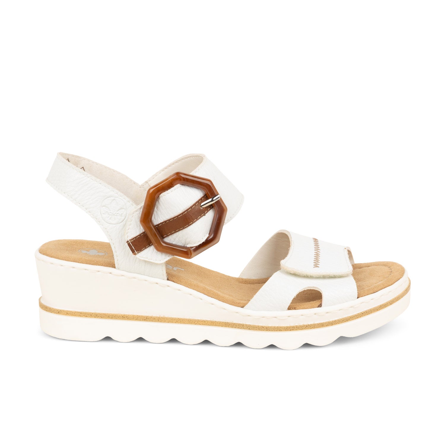 Sandales Femme RIEKER 67476 - RIBA Blanc