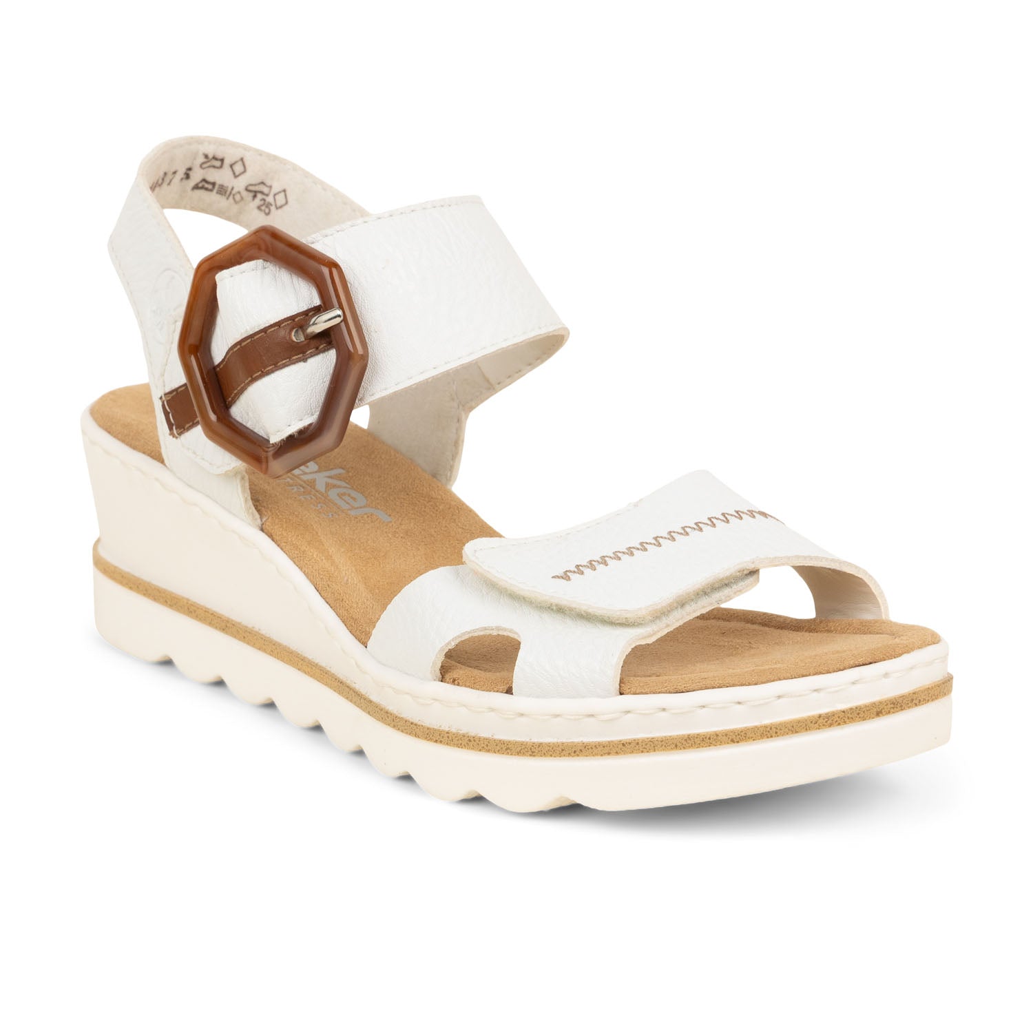 Sandales Femme RIEKER 67476 - RIBA Blanc