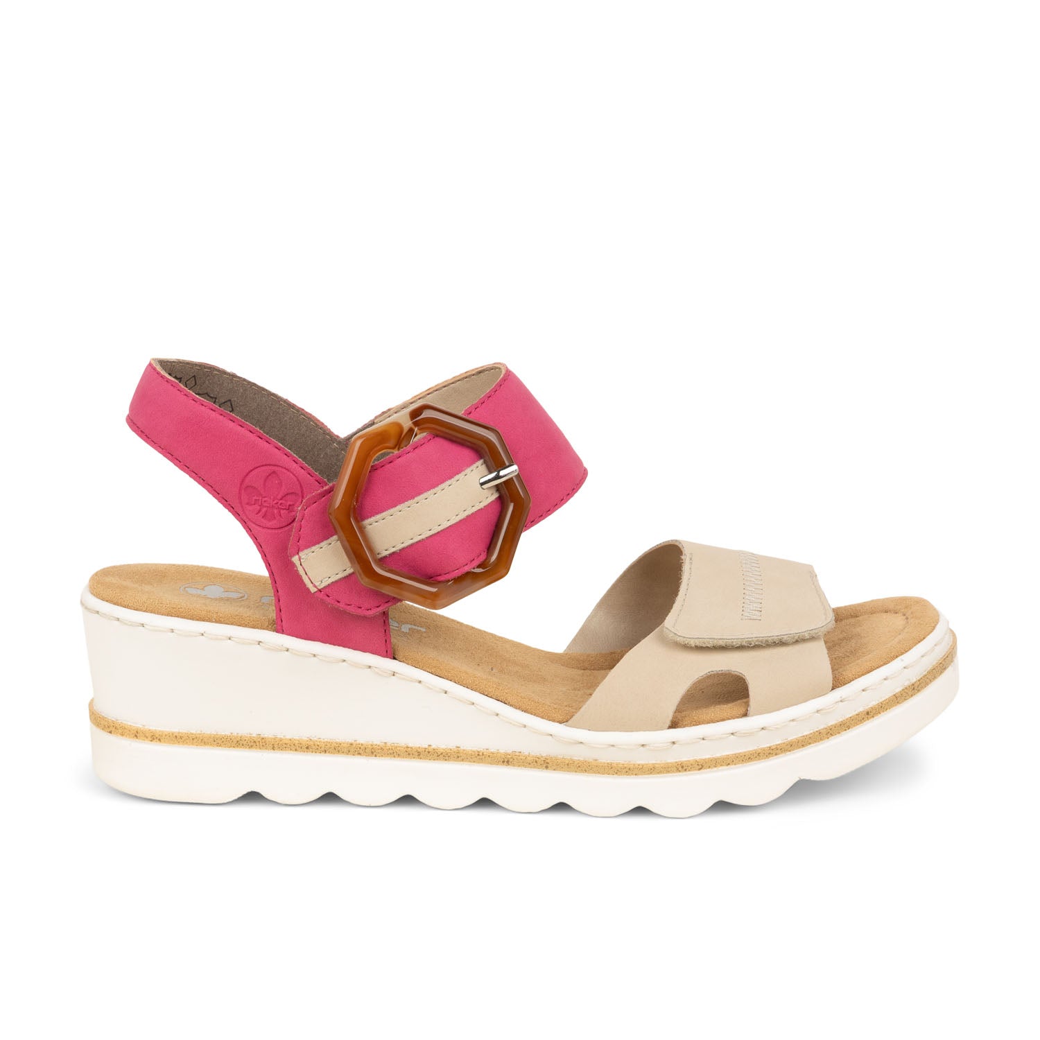 Sandales Femme RIEKER 67476 - RIBA Beige