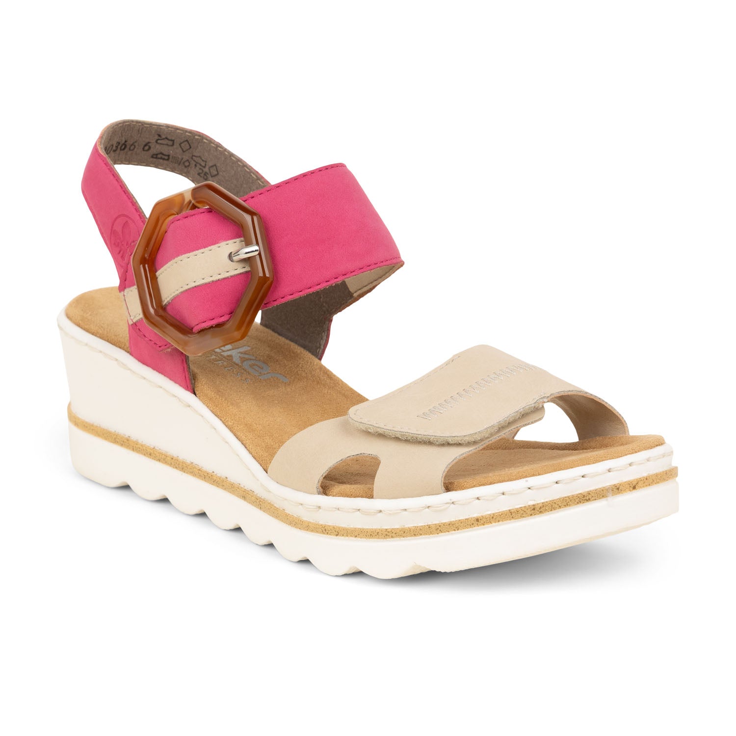 Sandales Femme RIEKER 67476 - RIBA Beige