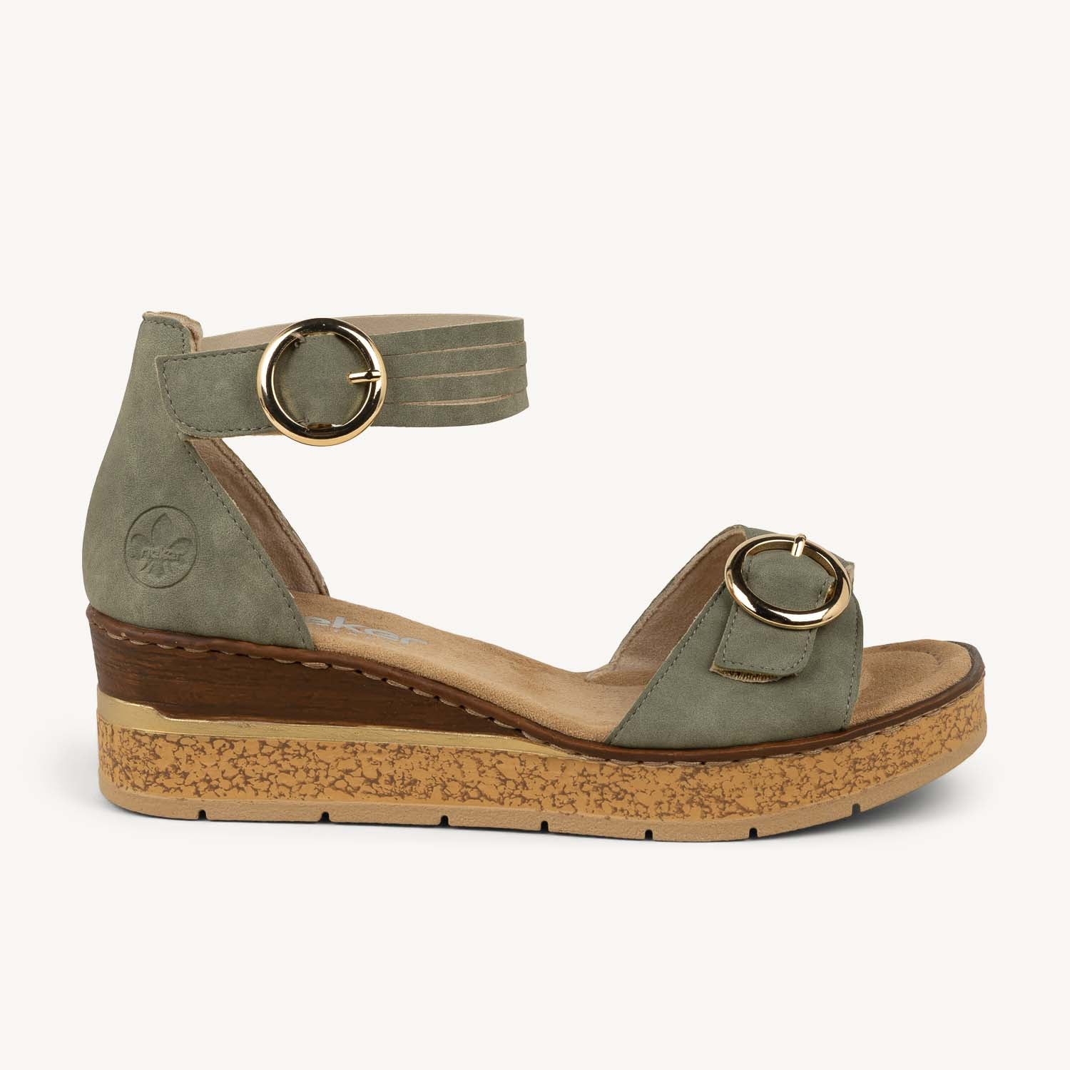 Sandales Femme RIEKER 63780 - RILO Vert