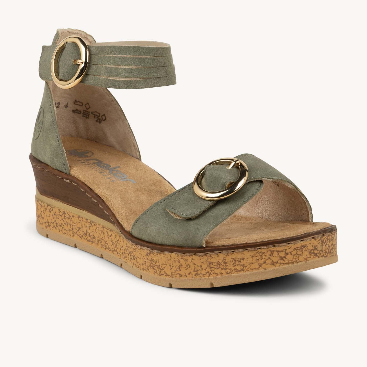 Sandales Femme RIEKER 63780 - RILO Vert