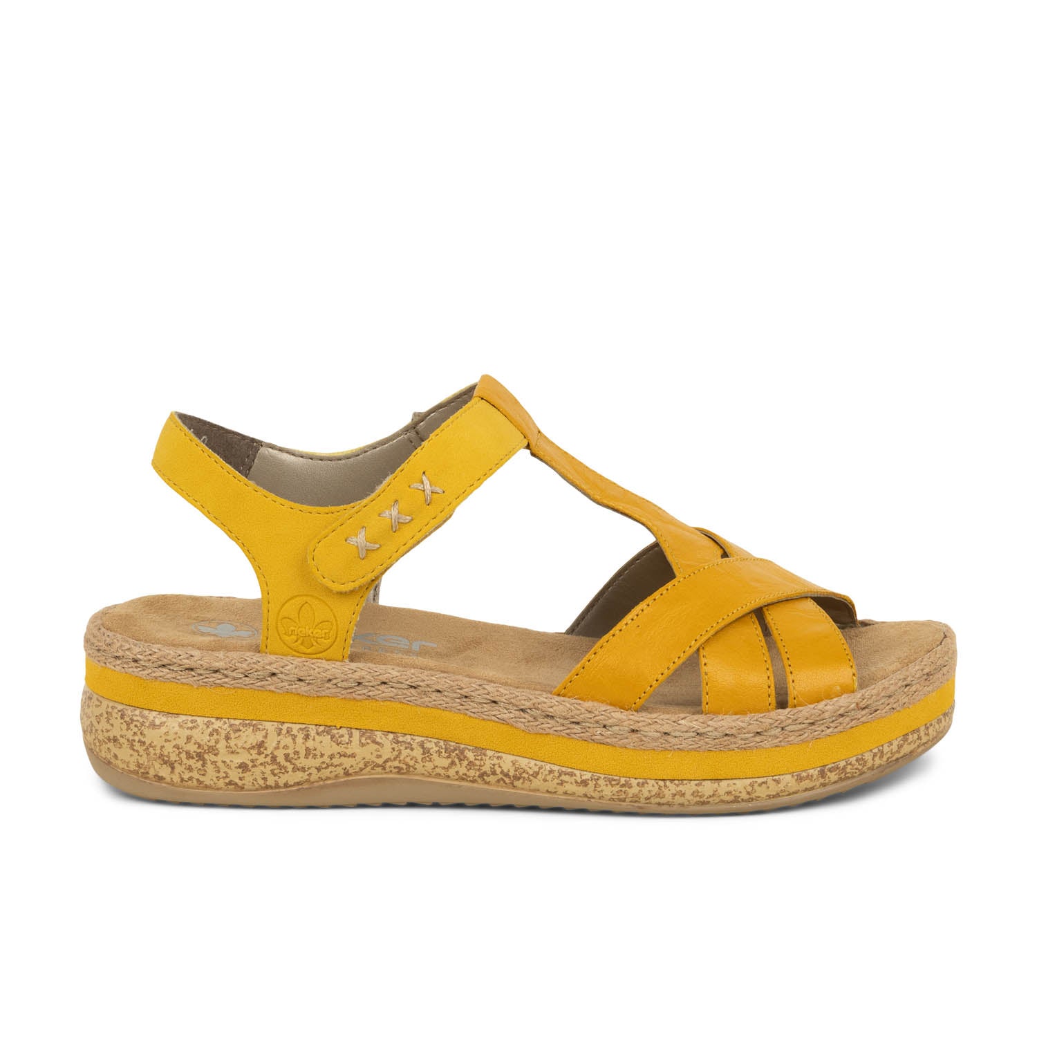 Sandales Femme RIEKER V0919 - RILYA Jaune