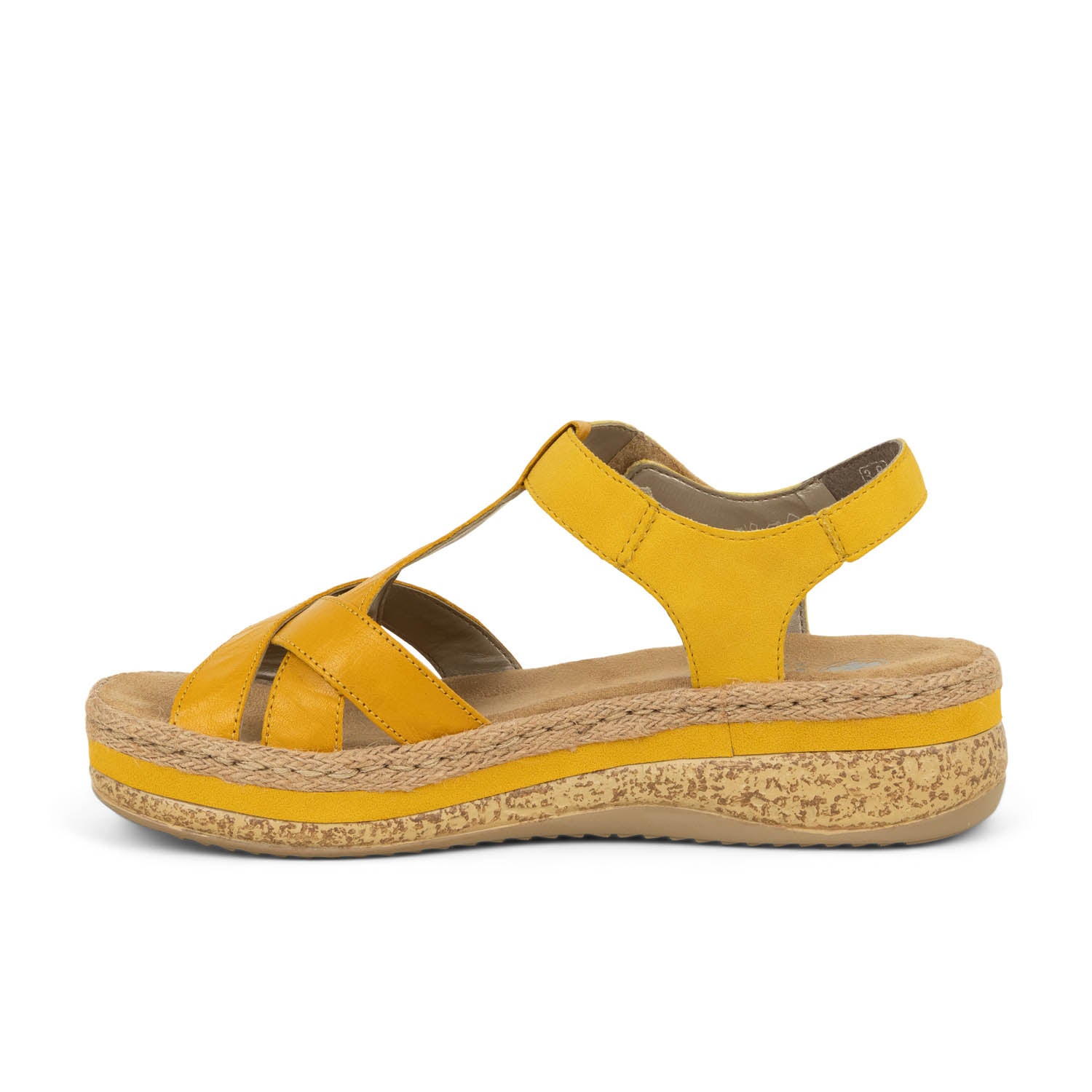 Sandales Femme RIEKER V0919 - RILYA Jaune