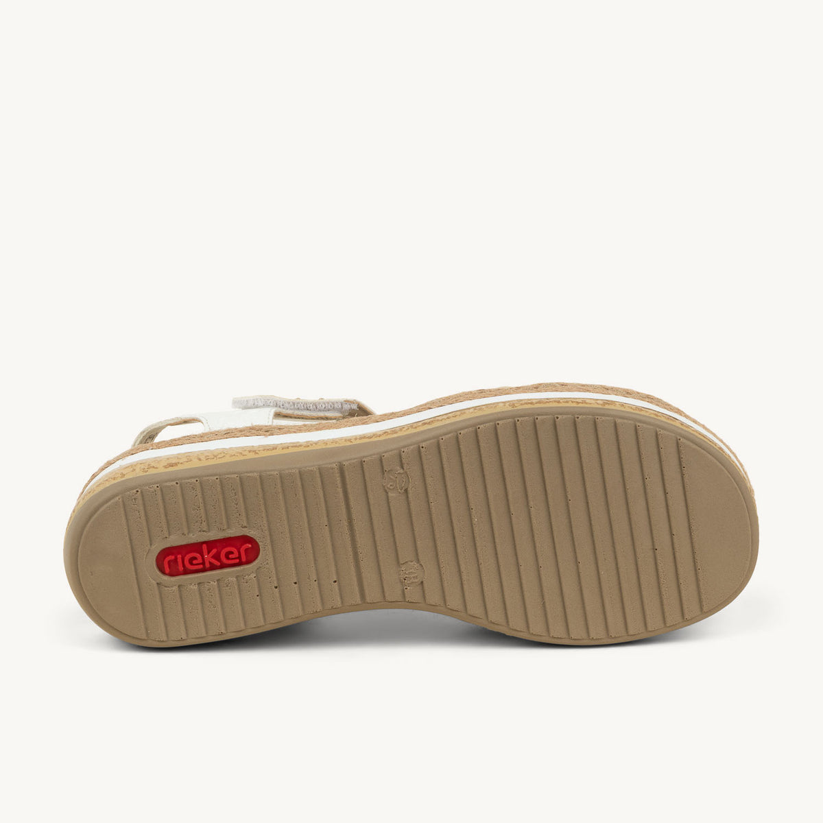 Sandales Femme RIEKER V0919 - RILYA Blanc