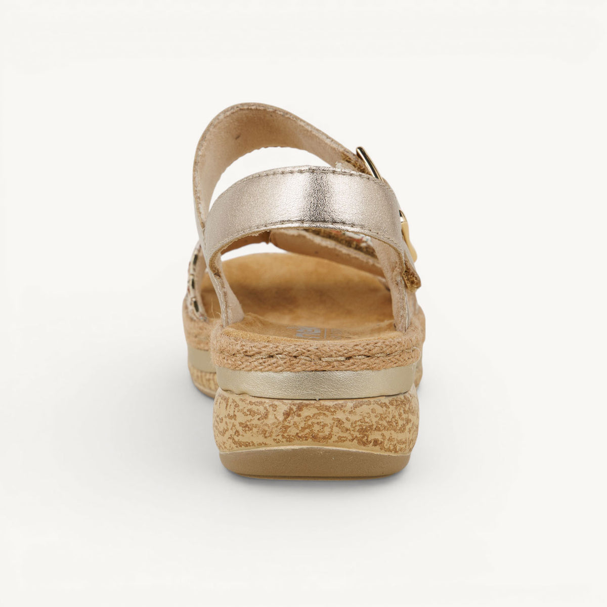 Sandales Femme RIEKER V0951 - RIVASS Or/Bronze