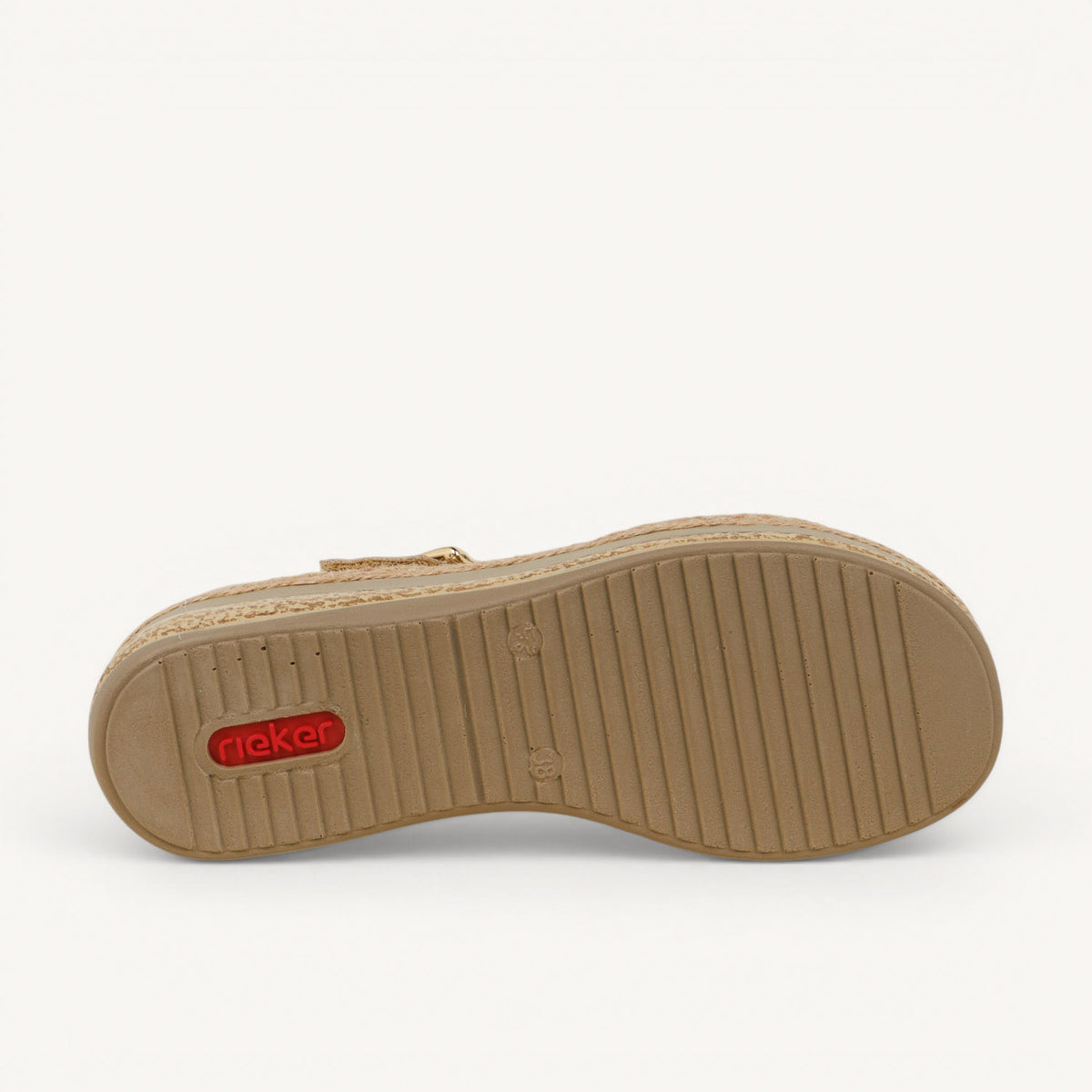 Sandales Femme RIEKER V0951 - RIVASS Or/Bronze