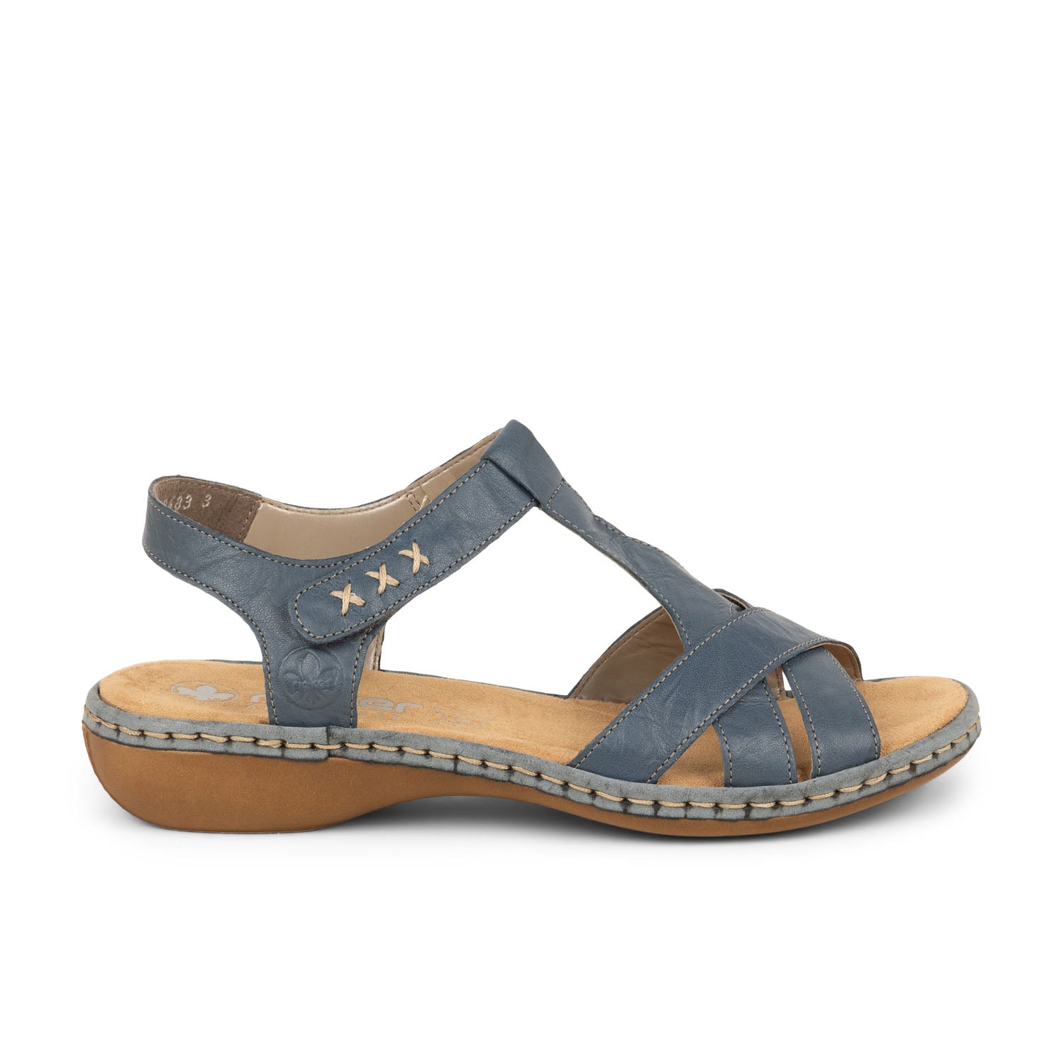 Sandales Femme RIEKER 65919 - RILU Bleu