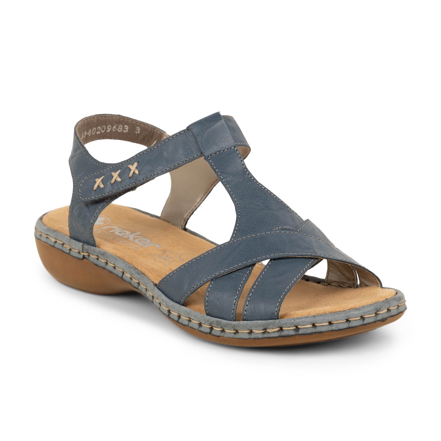 Sandales Femme RIEKER 65919 - RILU Bleu
