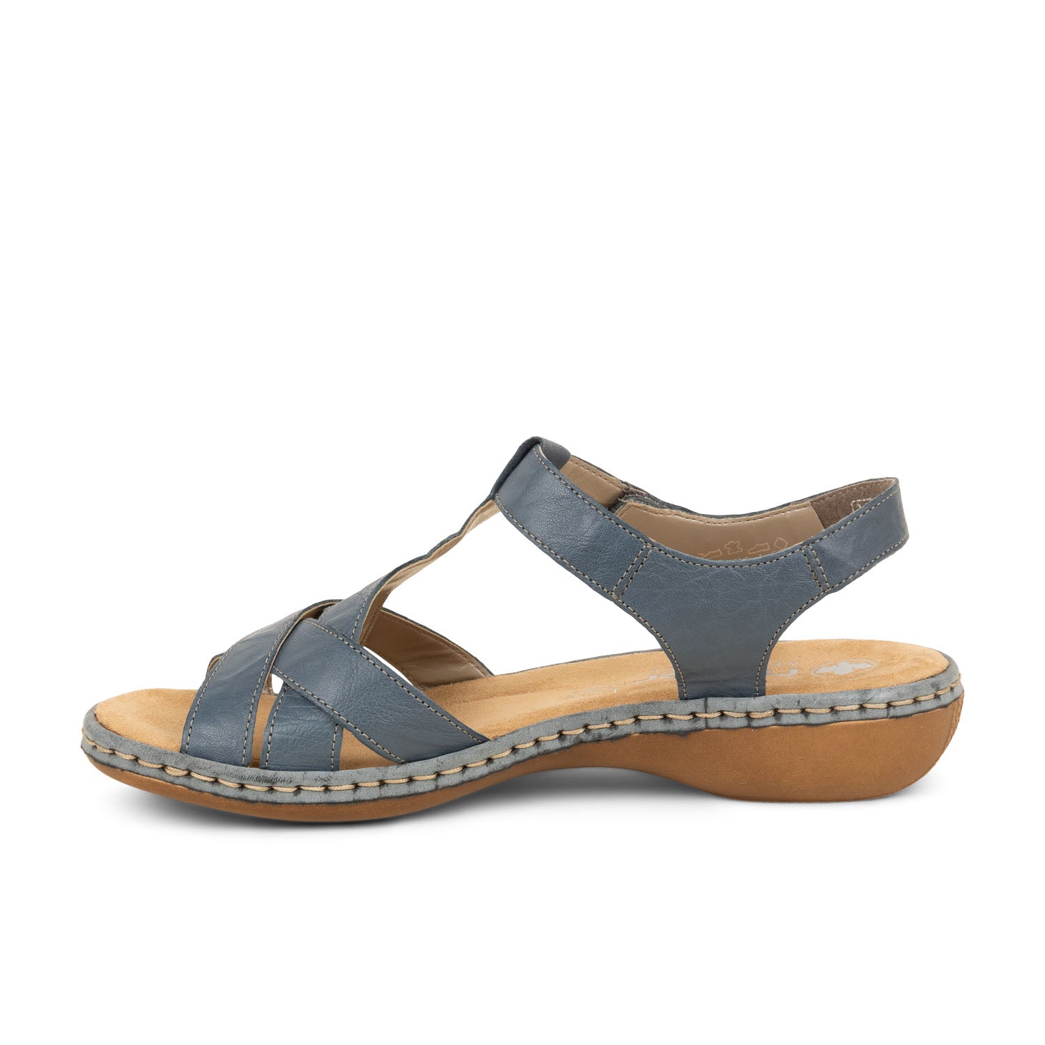 Sandales Femme RIEKER 65919 - RILU Bleu