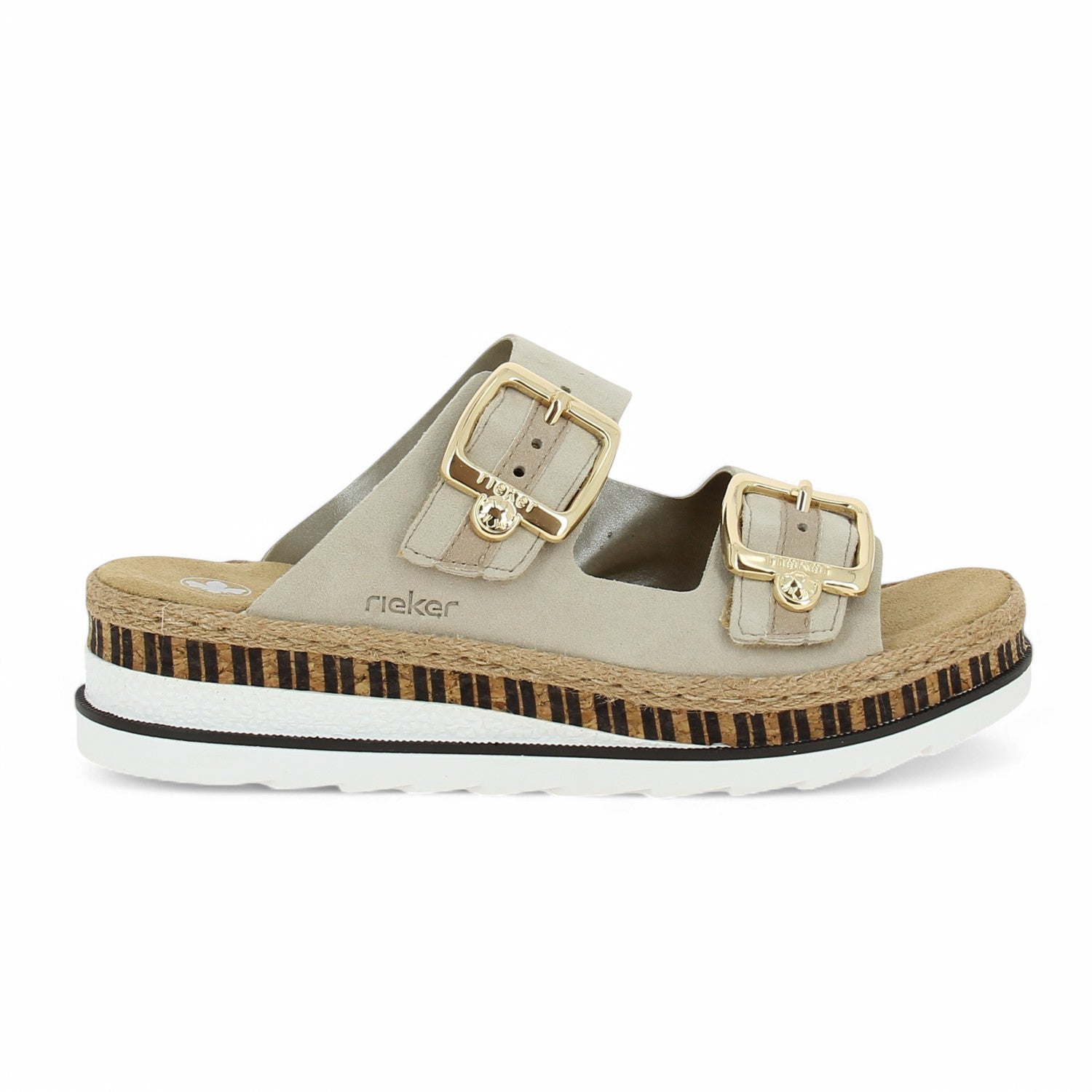 Mules Femme RIEKER RITA Beige