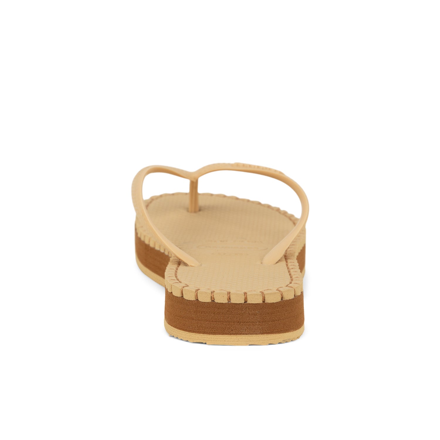 Tongs et crocs Femme HAVAIANAS SLIM FLATFORM LOOP Beige