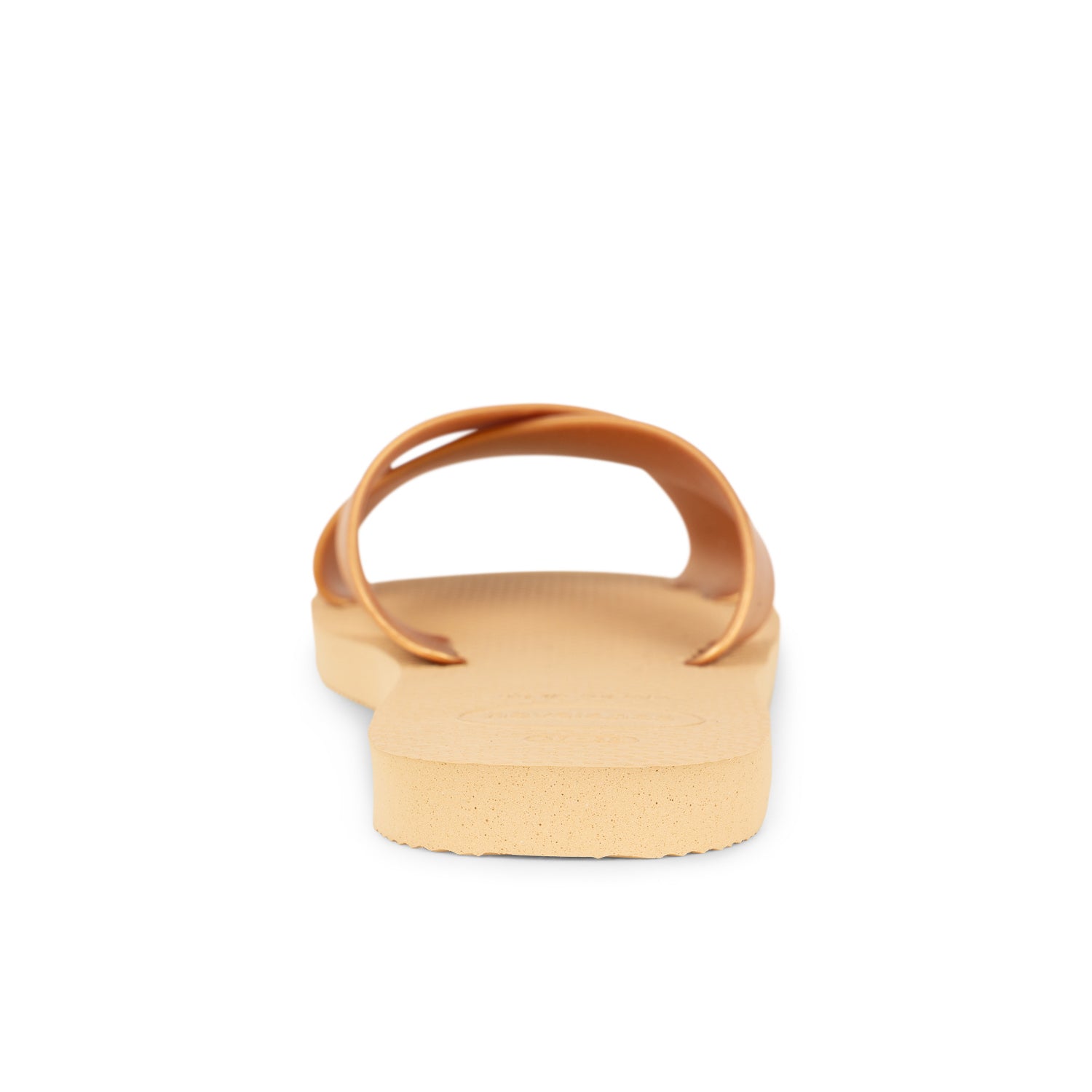 Tongs et crocs Femme HAVAIANAS AQUA METALIC Or/Bronze