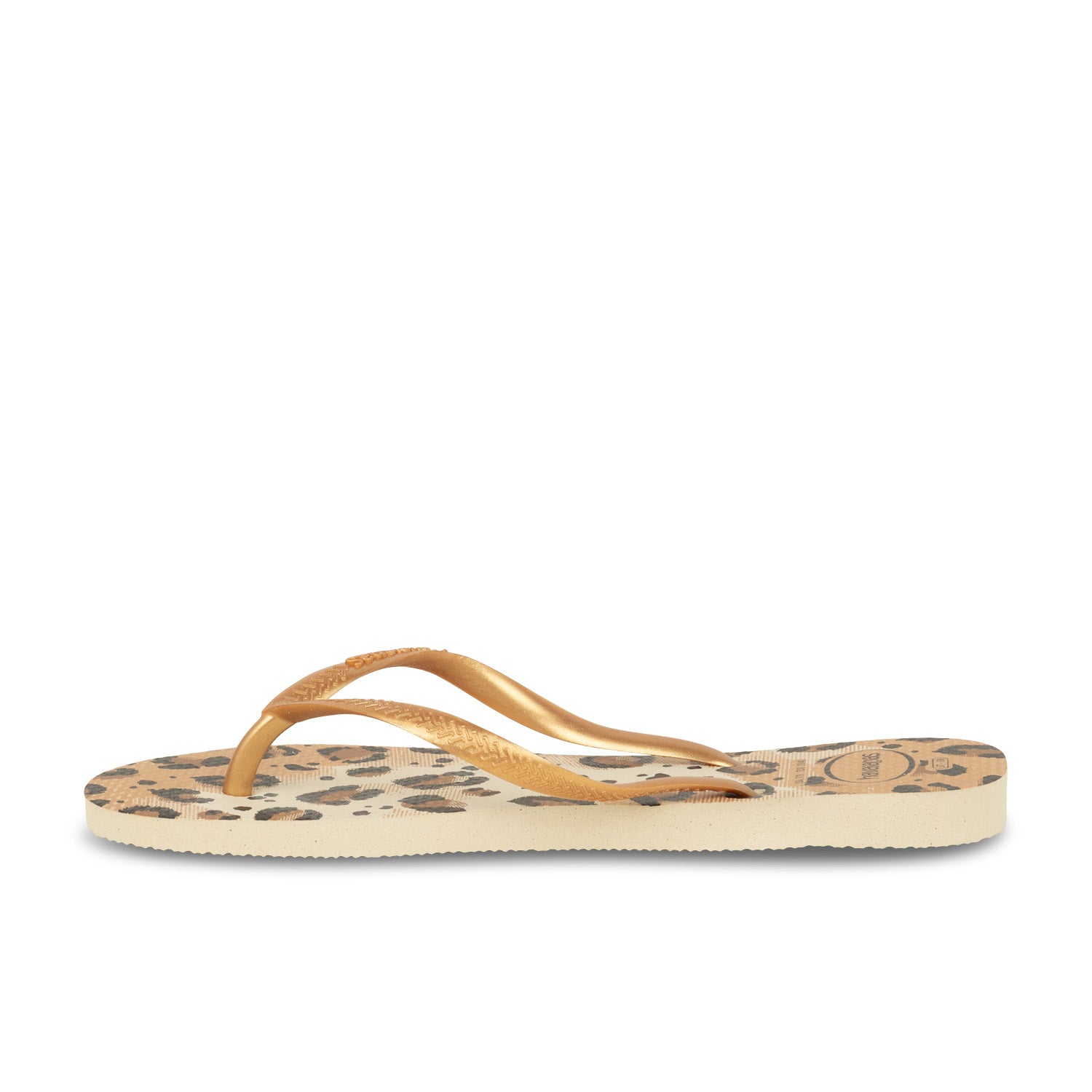 Tongs et crocs Femme HAVAIANAS SLIM ANIMALS Beige