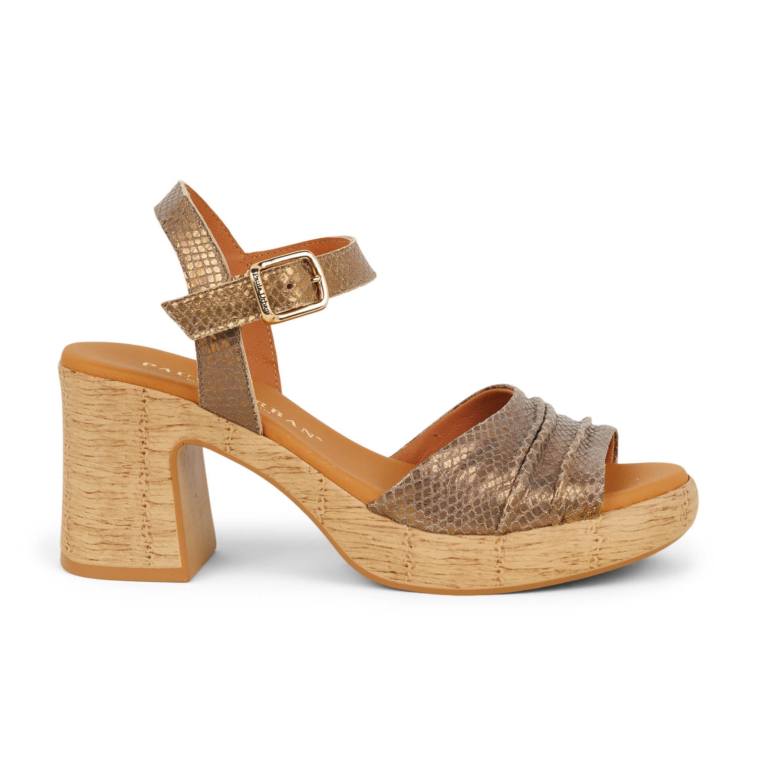 Sandales Femme PAULA URBAN POUMAE Or/Bronze