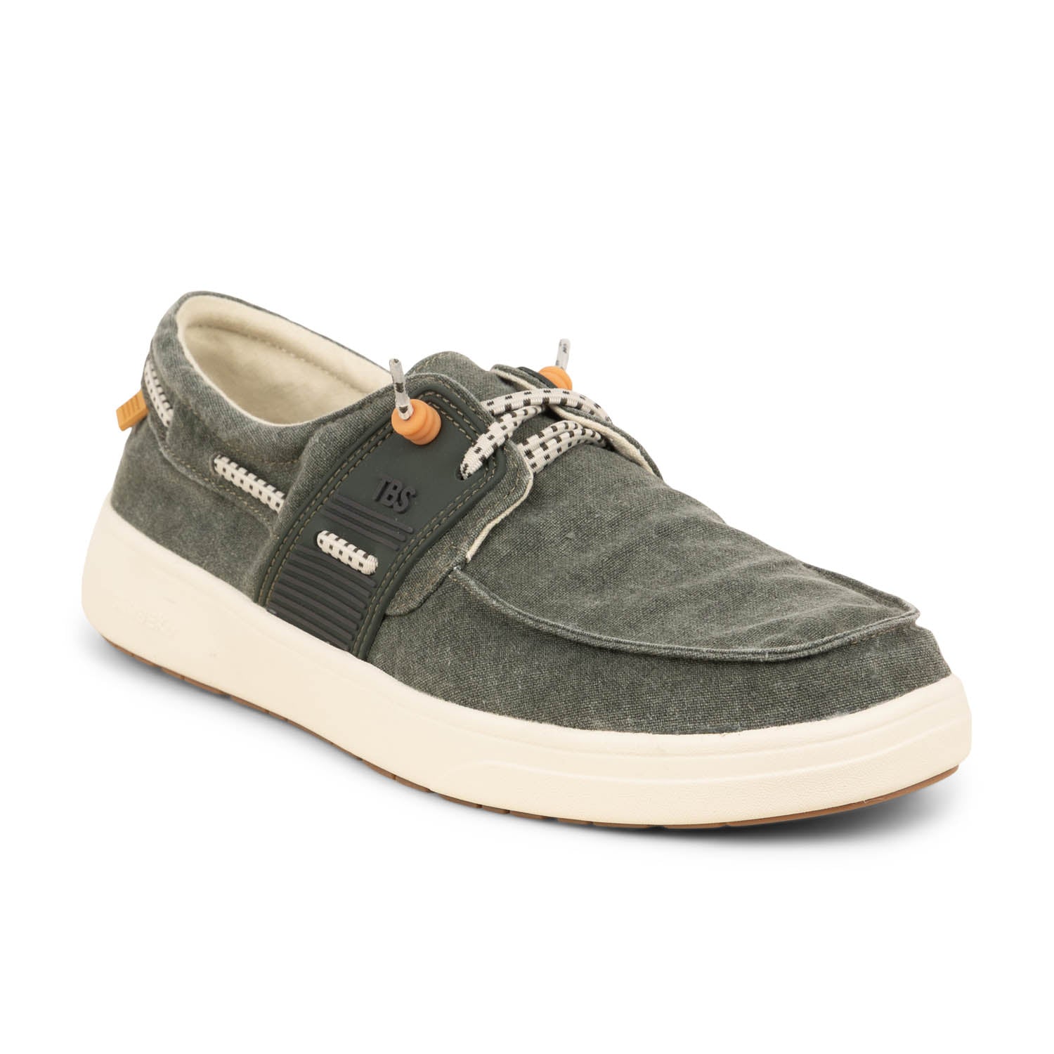 Chaussures bateau Homme TBS GEOBOAT Kaki