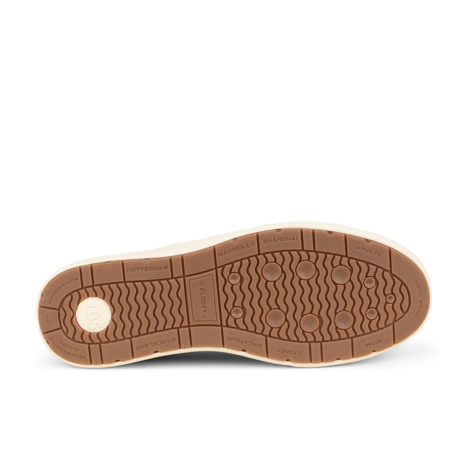 Chaussures bateau Homme TBS GEOBOAT Kaki