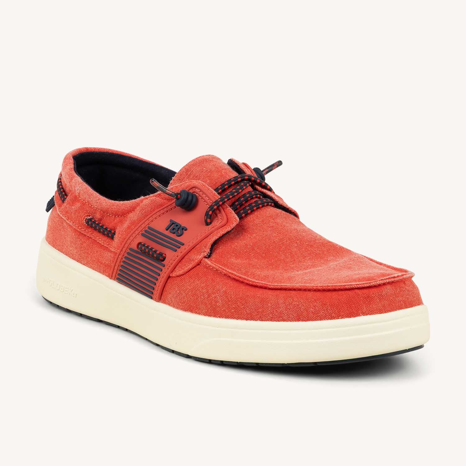 Chaussures bateau Homme TBS GEOBOAT Rouge