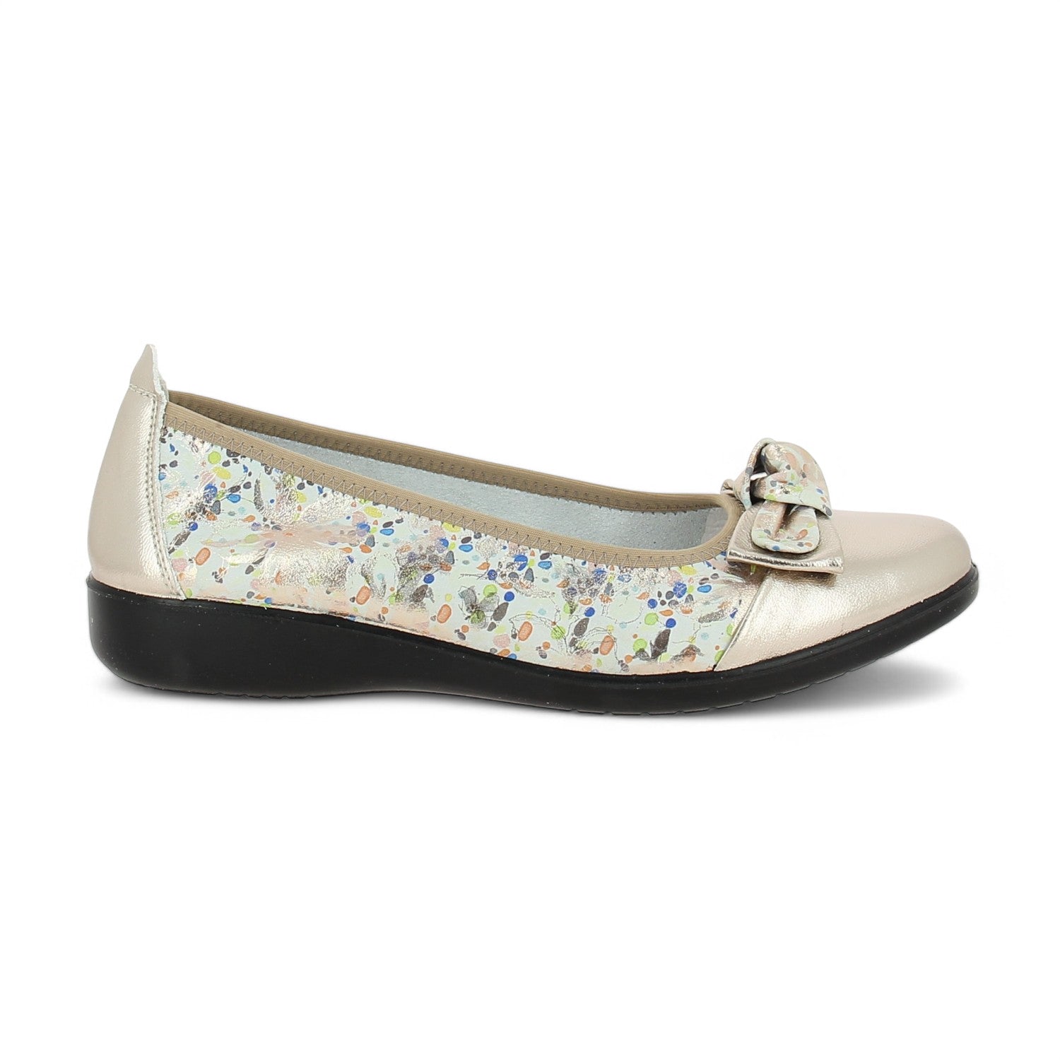 Ballerines et babies Femme INFINI CAMELIA Or/Bronze