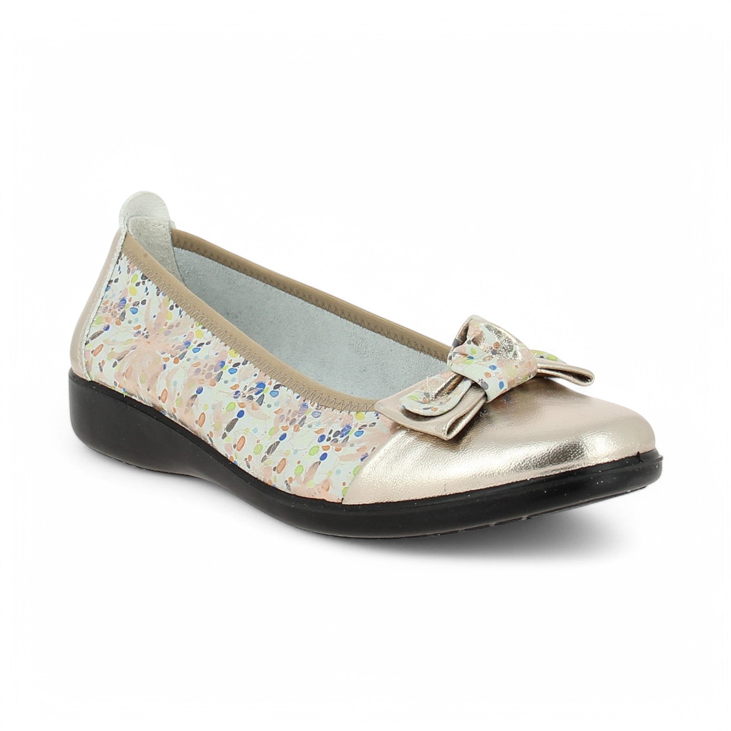 Ballerines et babies Femme INFINI CAMELIA Or/Bronze
