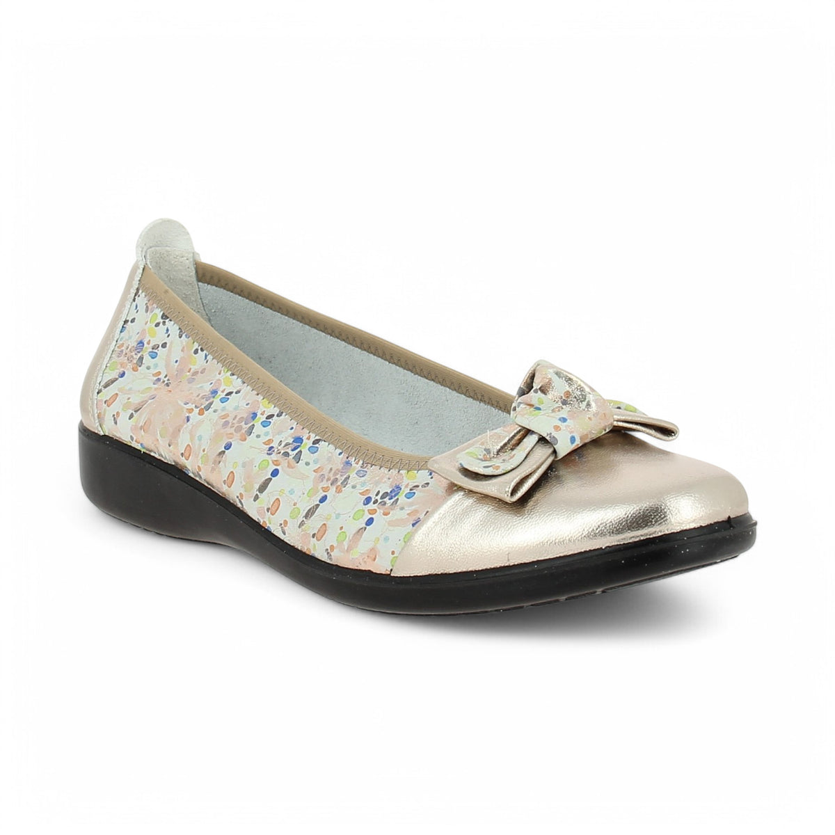 Ballerines et babies Femme INFINI CAMELIA Or/Bronze