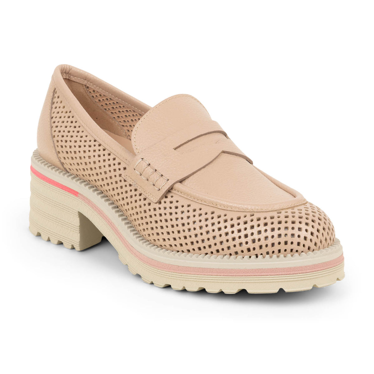Mocassins Femme PERTINI PERTIPINK Rose