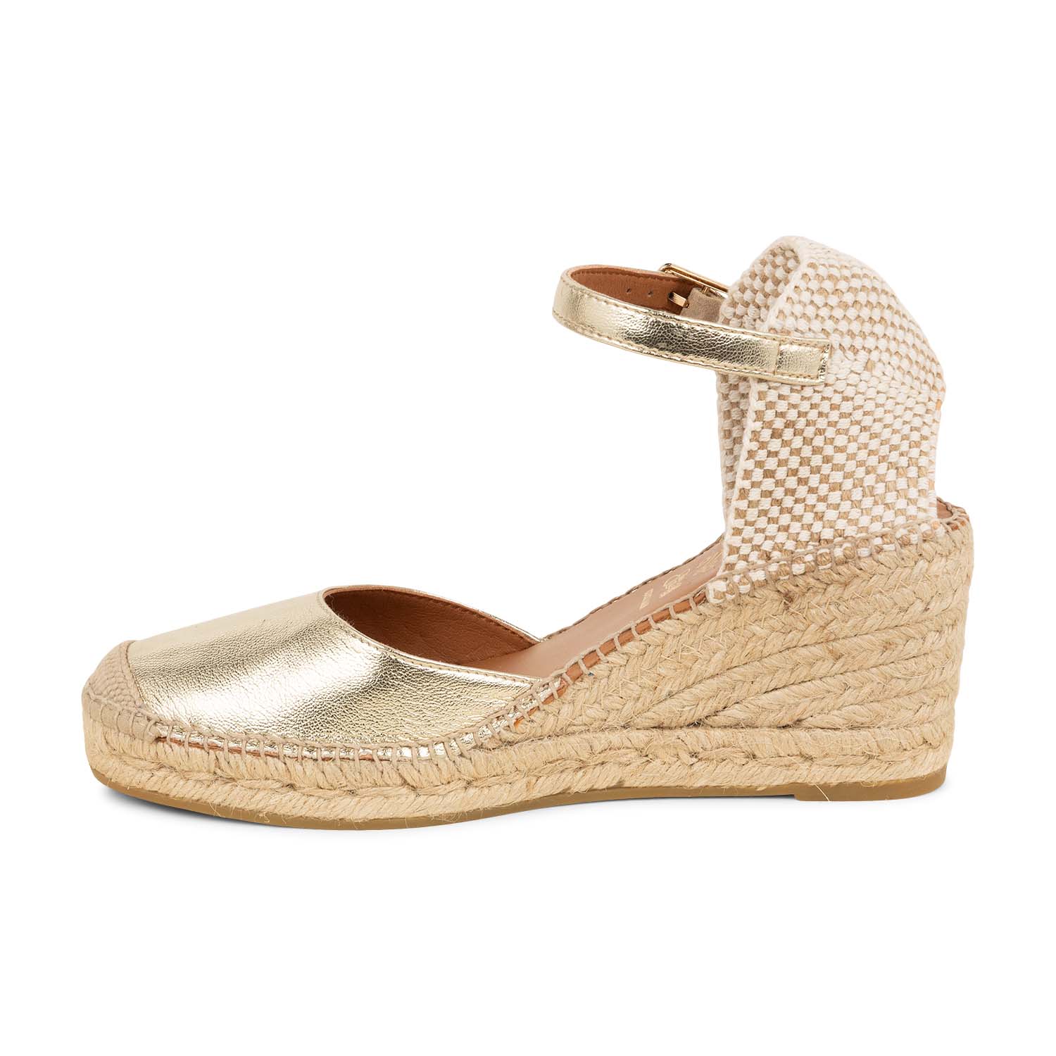 Espadrilles Femme LA MAISON DE L'ESPADRILLE CAPRA Or/Bronze