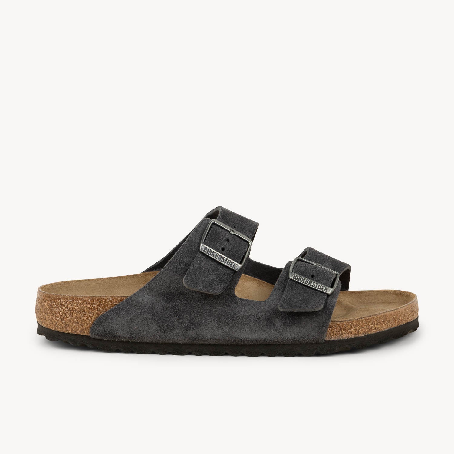 Sandales Homme BIRKENSTOCK ARIZONA SUEDE Gris