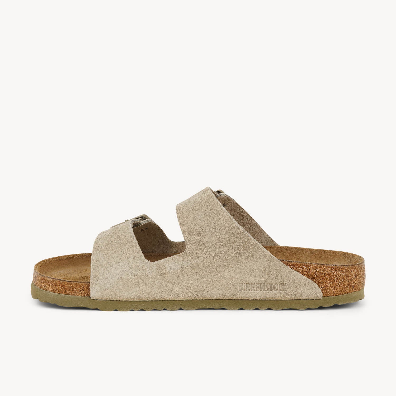 Sandales Homme BIRKENSTOCK ARIZONA SUEDE Vert