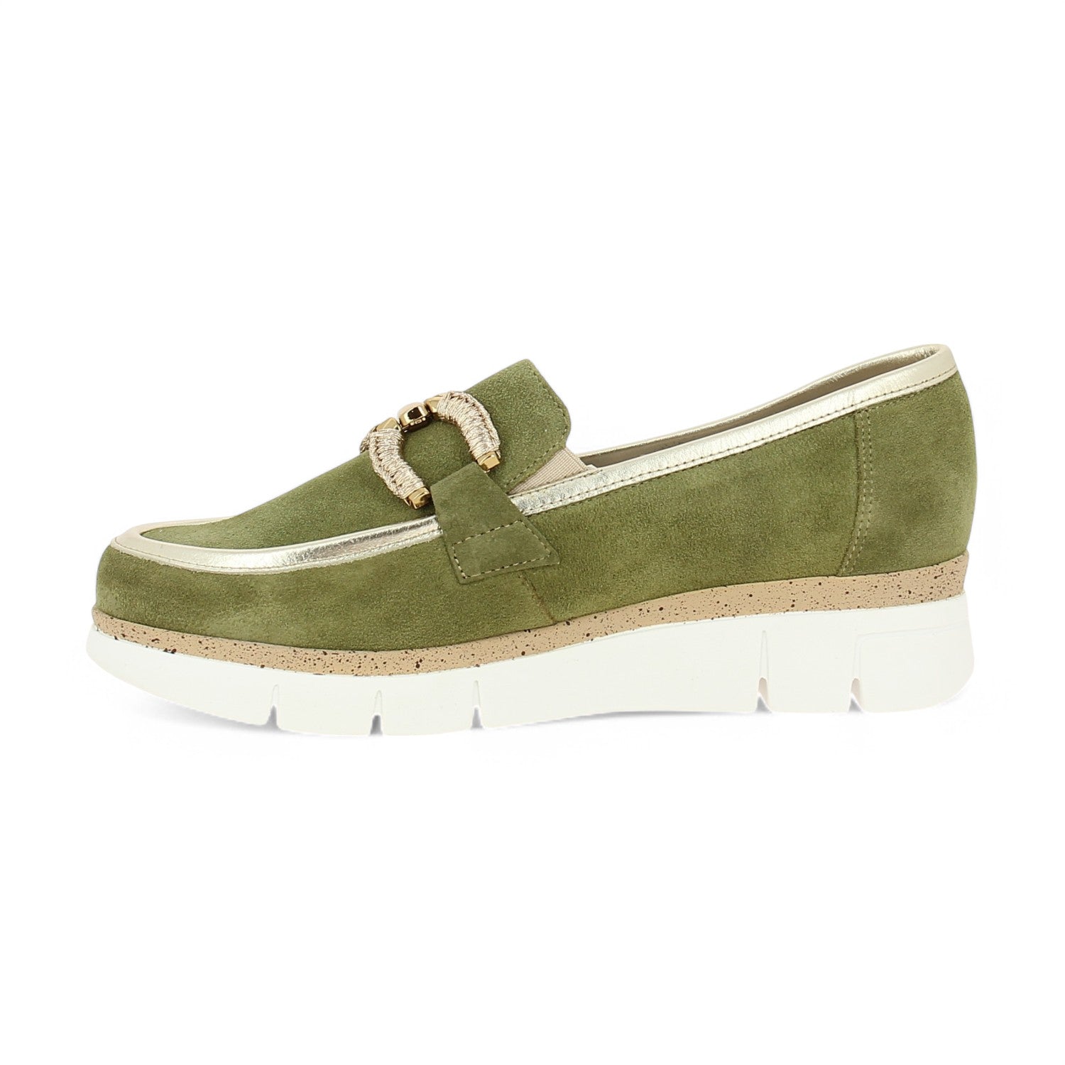 Mocassins Femme FLUCHOS DOMAL Kaki
